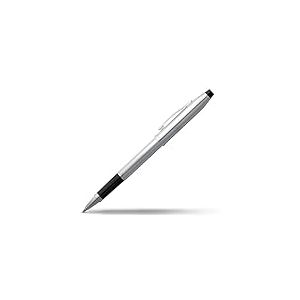 CROSS Century II - Stylo bille roller convertible rechargeable - Pointe medium - Chrome poli - Écrin classique et recharge incluse