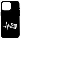 Platine Heartbeat DJ Vinyl Record Music Line Coque pour iPhone 16 Pro Max