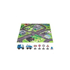 ColorBaby Speed&GO &ndash; Speed & Go-Manta Activit&eacute;s Ville avec Voiture Friction Police (46830)