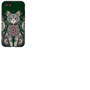 Mandala Mignon Chat Mandala Coque pour iPhone SE (2020) / 7/8
