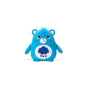 Basic Fun Care Bears Grumpy Bear 25 cm Peluche Squishes &ndash; Ours Doux et sensoriel pour Enfants d&egrave;s 4 Ans, Jouet c&acirc;lin &agrave; Collectionner avec Texture Moelleuse