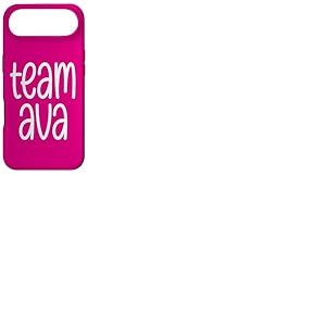 Team Ava Girls Nom Fille Sportive Petite-Fille Maman Coque pour iPhone Air