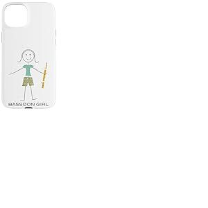 Funny Women Basson Girl Bassoonist Basson Player Coque pour iPhone 15 Plus