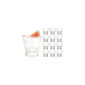 LIBBEY 70520 GALLERY Lot de 12 verres à whisky, empilables, 259 ml