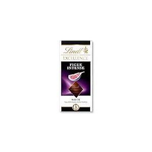 Lindt - Tablette EXCELLENCE Noir Figue Intense - Chocolat Noir, 100g