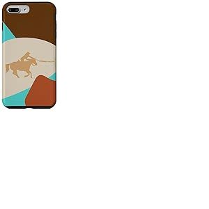 Adorable rod&eacute;o Country et Western pour Les Amateurs de Chevaux et Les Cowgirl Coque pour iPhone 7 Plus/8 Plus