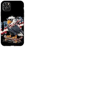 Déguisement d'aigle de Skateboard Fresh USA Coque pour iPhone 11 Pro Max