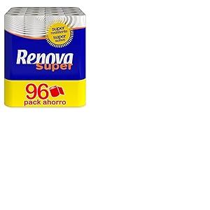 Renova Papier Toilette, Blanc, 96 Unité (Lot de 1)