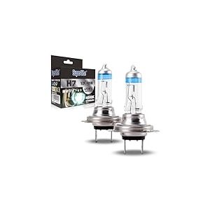 Superlite BOM12702 White Pro E-Mark Ampoule Halog&egrave;ne avec connexion H7, Set de 2