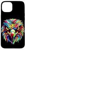 Aigle Pop Art Couleurs Vives Aigle Royal Fauconnier Chasseur Coque pour iPhone 15 Plus