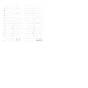 Quo Vadis - Recharge Agenda - 2026 - Silma - Quinzainier - Multilingue - 12 mois de janvier &agrave; d&eacute;cembre - 8,8x17 cm - Papier Clairefontaine blanc - Fabrication fran&ccedil;aise