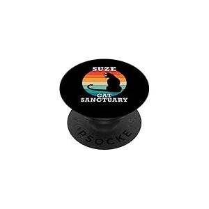 Suze Cat Sanctuary Group Nom de réunion de Famille PopSockets PopGrip Adhésif