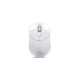 perixx Perimice-802 Mini Souris Bluetooth sans Fil, Portable, Petite Souris Optique à 3 Boutons pour Ordinateur Portable, Tablette Android, PC, Fonctionne sans récepteur USB, Blanc, PERIMICE-802W