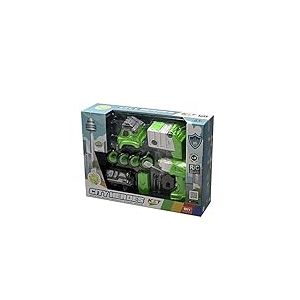 cpa toy group trading s.l. - Camion Poubelle avec Son et Montage électrique, Radio Control, Couleur Vert (CPAToy Group S.L. 7838041M)