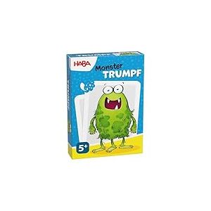 HABA Monster Trumpf 2013353001 Jeu de Cartes avec Monstres Amusants pour Enfants &agrave; partir de 5 Ans, 2 &agrave; 6 Joueurs, Environ 15 Minutes de Temps de Jeu