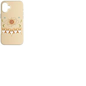 Corgi Pack Mid Century Modern. Chien Atomic Starburst Coque pour iPhone 16 Plus