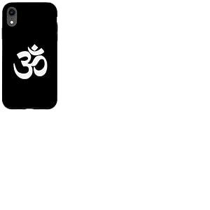 Symbole Om nouveaut&eacute; Yoga Namaste Om Coque pour iPhone XR