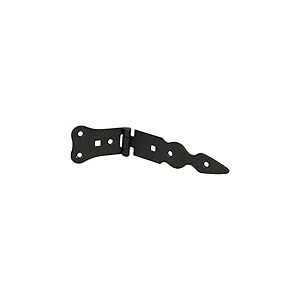 KOTARBAU ® Charnière 150 mm Charnière de porte Charnière de portail En acier inoxydable Noire Solide