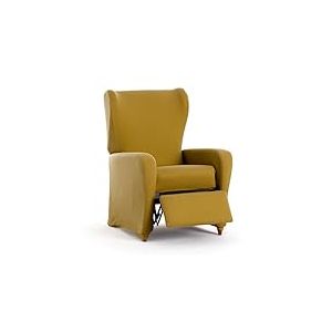 EYSA Housse de canapé bi-élastique pour Fauteuil Relax Couleur Moutarde Design Harlem