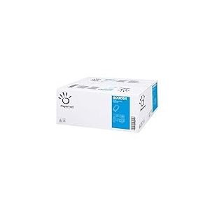 Papernet Defend Tech - Rouleau de Papier Médical pour lit 419287, 9 Rouleaux 100% Cellulose, Agent Antibactérien, Double Epaisseur, Longueur 50m, 143 Feuilles, Dimensions Rouleau 59x53cm