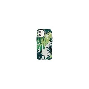 tech21 Evo Art Botanical Garden pour iPhone 12 Mini - Coque de Protection avec Protection Contre Les Chutes Multiples de 3 m - Vert forêt