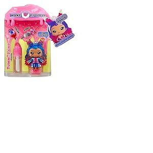 Yummiland Lip Gloss Poupée - Roxie Crystal Candy - Inclut le Kit DIY Lip Gloss, Convient aux Enfants de 4 Ans et Plus
