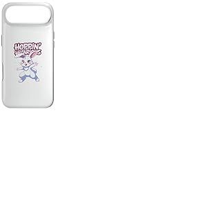 Hoppin Hilarant Lapin Mignon Dessin Animé Conception Lapin Coque pour iPhone Air