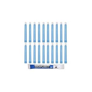 Cyalume SnapLight Bleu 15cm Bâton Lumineux Glow Stick Light Stick Fluorescent Durée 8 heures (Boîte de 20)
