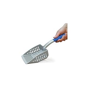 PetFusion Grande Pelle &agrave; liti&egrave;re pour Chat &ndash; Plastique ABS r&eacute;sistant et Bord Plat pour la Pelle en Dessous pour Un Nettoyage Plus Facile.