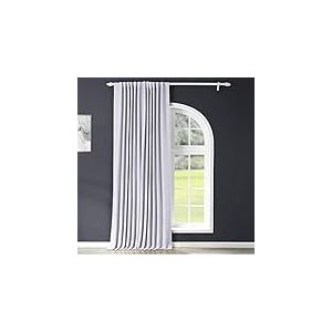 HPD Half Price Drapes Rideaux occultants Extra Larges pour Chambre à Coucher et Salon 100 x 108 cm (1 Panneau), BOCH-144105-108-DW, Gris Brouillard