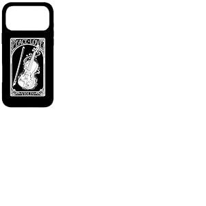Violoniste Violon Violon Musicien Vintage Peace Love Coque pour iPhone 17 Pro Max