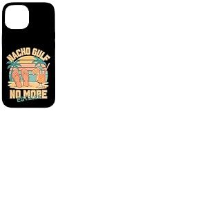 Nacho Gulf No More Est.2025 Design rétro Amusant pour Homme et Femme Coque pour iPhone 15