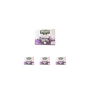 Ma&icirc;tre Savon de Marseille - Savon de Provence Lavande &ndash; Extra Doux &ndash; 2x100g &ndash; 99% Ingr&eacute;dients Naturels &ndash; Corps & Mains (Lot de 4)