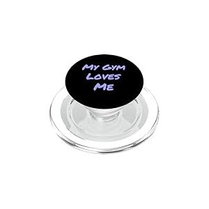 Fitness Je pr&eacute;f&egrave;re Faire de la Gym Body Builder My Gym Loves Me PopSockets PopGrip pour MagSafe