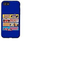 Disney Racing Mickey Daisy Minnie & Goofy Race Car Drivers Coque pour iPhone SE (2020) / 7 / 8