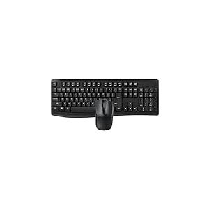 Rapoo | Souris et Clavier sans Fil X1800Pro (Souris et Clavier Bluetooth, résistant aux éclaboussures, Batterie Durable, Universel) Couleur Noire