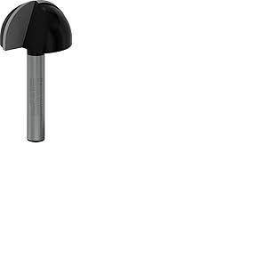 Bosch 1x Fraise à canneler PRO (pour Bois résineux, Bois dur, Ø 25,4 mm, Professional Accessoire Défonceuse manuelle, Fraise à araser)