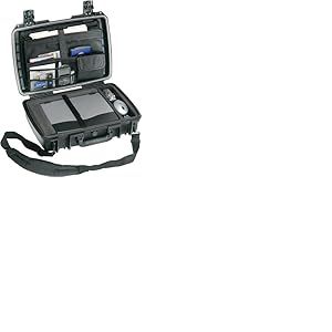PELI Storm IM2370 valise antichoc pour ordinateur portable avec plateau et organisateur de couvercle, étanche à l'eau et à la poussière, capacité de19L, fabriquée aux États-Unis, couleur: noire