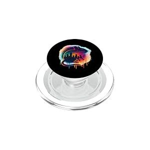 Art de rue Graffiti Degu Skyline PopSockets PopGrip pour MagSafe