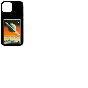 Retro Future American Space Program Inspired SciFi Graphic Coque pour iPhone 15