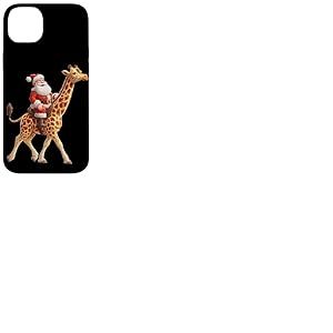 Costume de P&egrave;re No&euml;l Cool pour Les Amateurs de Girafe de No&euml;l Coque pour iPhone 14 Plus