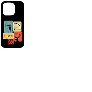 Tir à l'arc Archer archerie tireur garçon Enfant ritro Coque pour iPhone 15 Pro