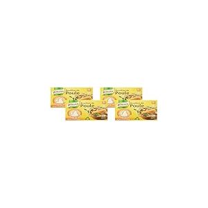 Knorr Bouillon de Poule, Rehausser et sublimer vos préparation, sans conservateur et sans colorant artificiel, 150g (Lot de 4)