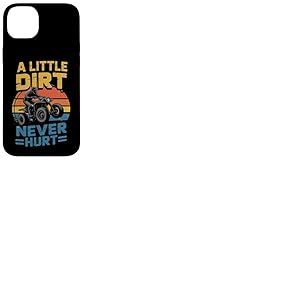 A Little Dirt Never Hurt Design Humour Motocross Cadeau Coque pour iPhone 14 Plus