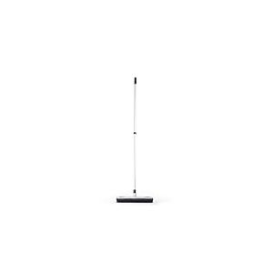 Balai à tête en Caoutchouc Beldray - Bloqueurs de poussière, Racleur intégré pour fenêtres/sols durs, Manche télescopique jusqu'à 120 cm, Clips pour Chiffons humides/secs.
