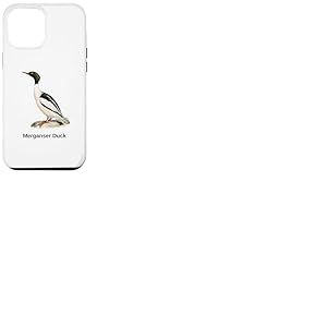 Chemise pour oiseaux Merganser Oiseau de mer Canard Ornithologie Oiseau Coque pour iPhone 12 Pro Max