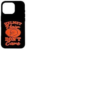 Casque de moto avec citation amusante Coque pour iPhone 16 Pro
