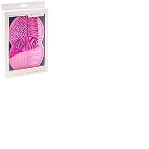 Zoe Ayla Éponge de nettoyage professionnelle en silicone pour pinceaux de maquillage Rose 0,091998 kg