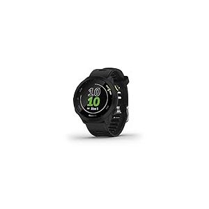 Garmin Forerunner 55 - Montre GPS multi-activités running avec fonctions d’entrainement Garmin Coach et cardio au poignet – Noire (Reconditionné)