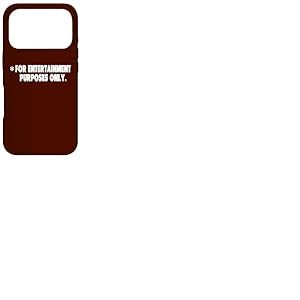 &Agrave; des Fins de Divertissement, seules Les doublures Humoristiques Coque pour iPhone 17 Pro